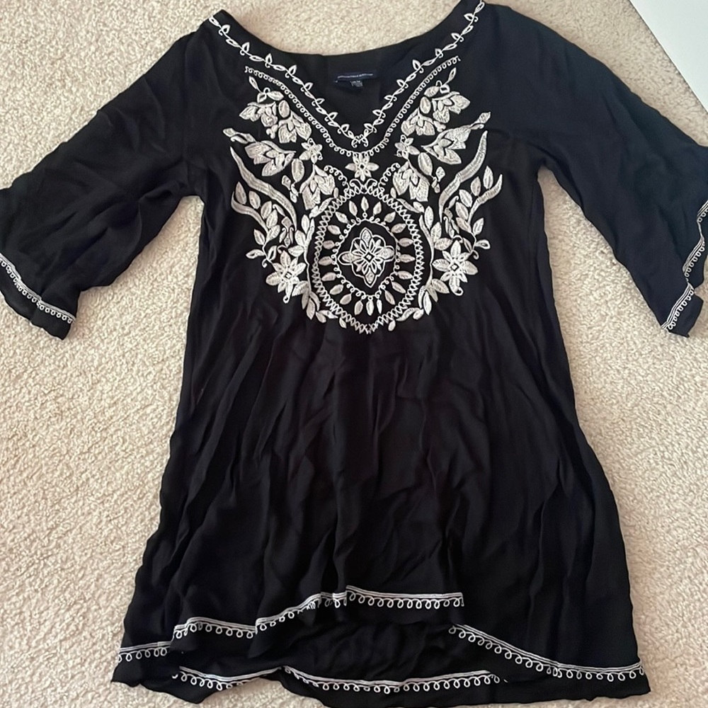 American Eagle Black Flowy Dress